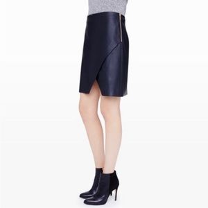 Club Monaco Kay Wrap Faux Leather Skirt. Size 4. Perfect condition! RP $198